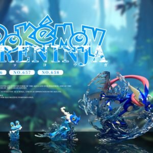 [REMAINING BALANCE] 1/20 Scale World Figure [DAIDAI] - Froakie & Frogadier & Greninja