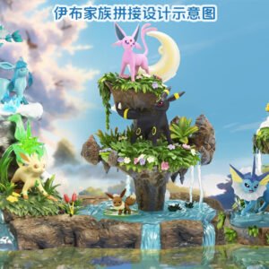 [REMAINING BALANCE] 1/20 Scale World Figure [XO] - Leafeon & Glaceon & Sylveon