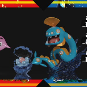 [REMAINING BALANCE] 1/20 Scale World Figure [SXG] - Clamperl & Huntail & Gorebyss