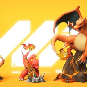 [PREORDER CLOSED] 1/20 Scale World Figure [MZ] - Charmander & Charmeleon & Charizard