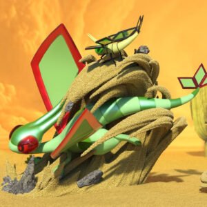 [PREORDER] 1/20 Scale World Figure [TP] - Trapinch & Vibrava & Flygon