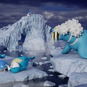 [PREORDER] 1/20 Scale World Figure [MEGAZZ] - Sealeo & Walrein