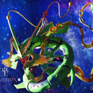[REMAINING BALANCE] 1/20 Scale World Figure [PALLET TOWN] - Mega Rayquaza & Deoxys & Minior