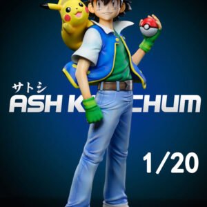 [IN STOCK] 1/20 Scale World Figure [MG] - Ash Ketchum & Pikachu