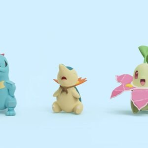 [PREORDER] 1/20 Scale World Figure [EC] - Chikorita & Cyndaquil & Totodile