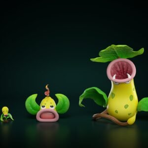 [PREORDER] 1/20 Scale World Figure [FIRE] - Bellsprout & Weepinbell & Victreebel
