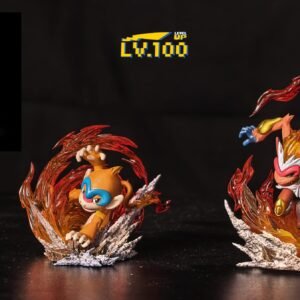 [PREORDER] 1/20 Scale World Figure [LV100 CLUB] - Chimchar & Monferno & Infernape