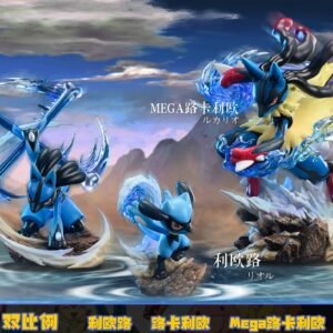 [PREORDER] Mini statue [MEGA] - Riolu & Lucario & Mega Lucario