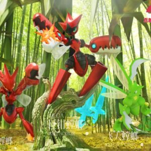 [PREORDER] 1/20 Scale World Figure [PALLET TOWN] - Scyther & Scizor & Mega Scizor