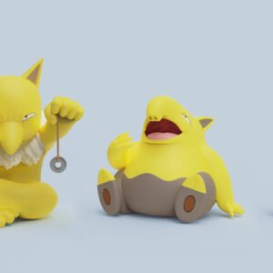 [REMAINING BALANCE] 1/20 Scale World Figure [EC] - Drowzee & Hypno