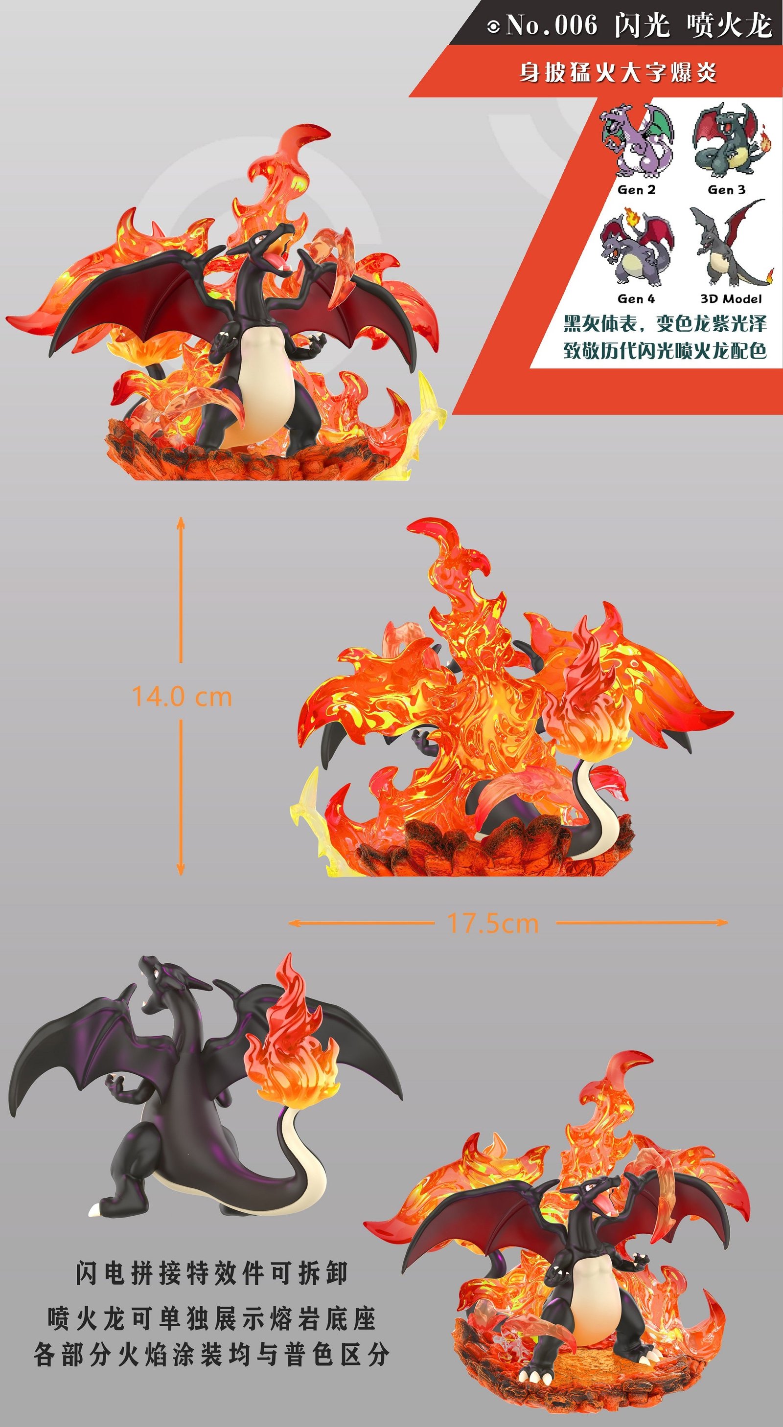 PREORDER] 1/20 Scale World Figure [LUCKY WINGS] - Leon & Charizard