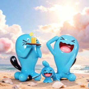 [IN STOCK] 1/20 Scale World Figure [CORONET] - Wobbuffet & Wynaut