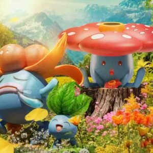 [PREORDER] 1/20 Scale World Figure [PALLET TOWN] - Oddish & Gloom & Vileplume & Bellossom