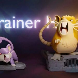 [PREORDER CLOSED] 1/20 Scale World Figure [TRAINER HOUSE] - Rattata & Raticate