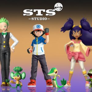 [PREORDER CLOSED] 1/20 Scale World Figure [STS] - Ash Ketchum & Snivy & Cilan & Pansage & Iris & Axew
