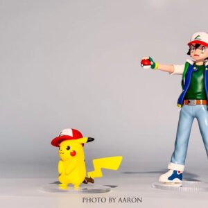 [IN STOCK] 1/20 Scale World Figure [BBQ] - Ash Ketchum & Pikachu