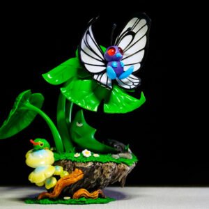 [REMAINING BALANCE] 1/20 Scale World Figure [DZJ] - Caterpie & Metapod & Butterfree