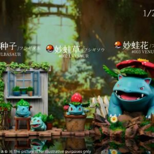 [PREORDER] 1/20 Scale World Figure [JP] - Bulbasaur & Ivysaur & Venusaur