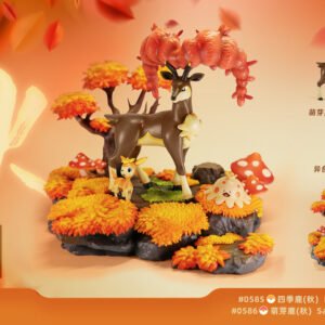 [REMAINING BALANCE] 1/20 Scale World Figure [YEYU] - Deerling & Sawsbuck (Autumn Form)