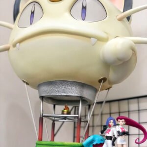 [IN STOCK] 1/20 Scale World Figure [POKE HOUSE] - Jessie & James & Meowth & Wobbuffet & Meowth Hot-air Balloon