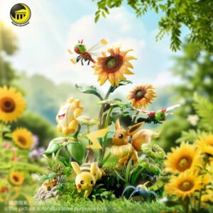 [PREORDER] Statue [MOON SHADOW] - Pikachu & Eevee & Sunkern & Sunflora & Yanma & Surskit