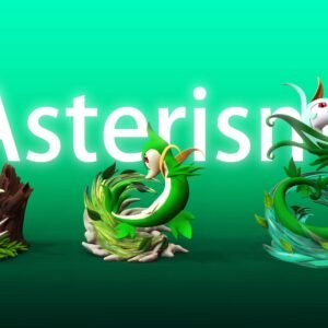 [PREORDER CLOSED] 1/20 Scale World Figure [ASTERISM] - Snivy & Servine & Serperior