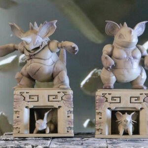 [IN STOCK] Mini statue [SP] - Nidoran♀ & Nidorina & Nidoqueen & Nidoran♂ & Nidorino & Nidoking