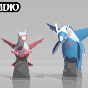 [PREORDER CLOSED] 1/20 Scale World Figure [RX] - Latias & Latios