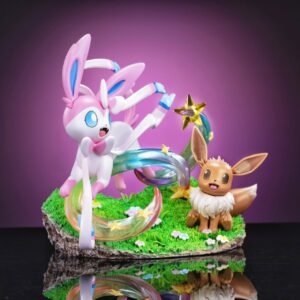 [IN STOCK] Mini Statue [Digital Monster] - Eevee & Sylveon