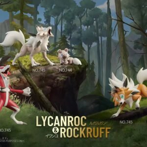 [REMAINING BALANCE] 1/20 Scale World Figure [T1] - Rockruff & Lycanroc