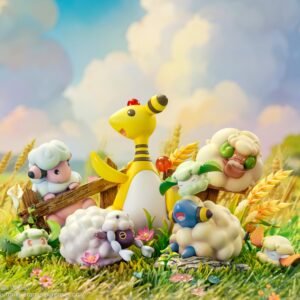 [REMAINING BALANCE] Mini Statue [MOON SHADOW] - Mareep & Flaaffy & Ampharos & Cottonee & Whimsicott & Wooloo