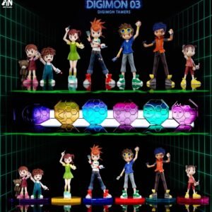 [PREORDER] Digimon Figure [AN] - Digimon Tamers 7-Piece Main Characters Figure Set - Takato, Rika, Henry, Jeri, Suzie, Ai, Makoto