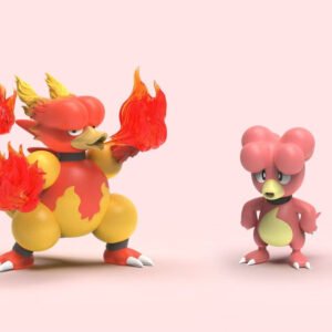 [REMAINING BALANCE] 1/20 Scale World Figure [EC] - Magmar & Magby