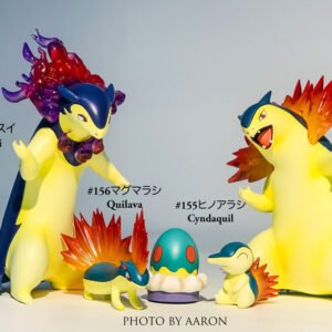[IN STOCK] 1/20 Scale World Figure [T1] - Cyndaquil & Quilava & Typhlosion & Hisuian Typhlosion