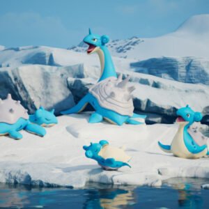 [IN STOCK] 1/20 Scale World Figure [MEGAZZ] - Lapras