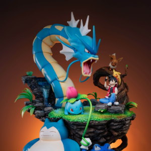 [PREORDER CLOSED] Statue [PC HOUSE] - Red (Adventures) & Ivysaur & Pikachu & Poliwrath & Gyarados & Eevee & Snorlax