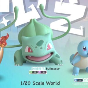 [IN STOCK] 1/20 Scale World Figure [MOON] - Bulbasaur & Charmander & Squirtle