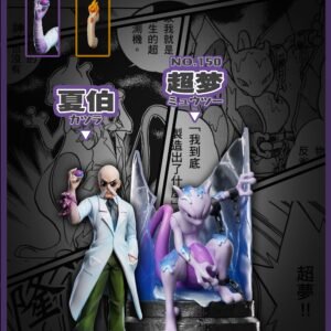 [PREORDER] 1/20 Scale World Figure [RED ART] - Blaine & Mewtwo