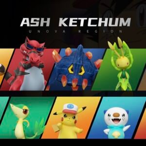 [PREORDER] 1/20 Scale World Figure [WONDER] - Ash's Team in Unova Region