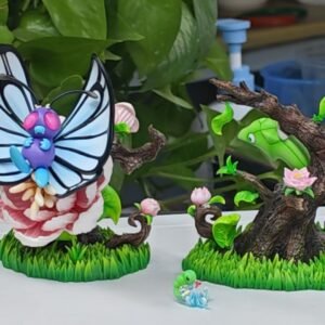 [PREORDER] 1/20 Scale World Figure [GM] - Caterpie & Metapod & Butterfree