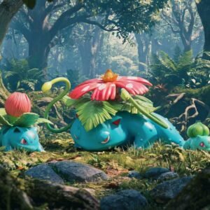 [PREORDER] 1/20 Scale World Figure [MN] - Bulbasaur & Ivysaur & Venusaur