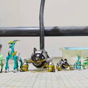 [IN STOCK] 1/40 Zukan Figure [ROWLET] - Iron Boulder & Iron Crown & Iron Leaves