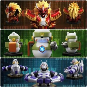 [PREORDER] Digimon Figure [MALA HOUSE] - Human Spirit of Fire / Human Spirit of Light / uman Spirit of Ice