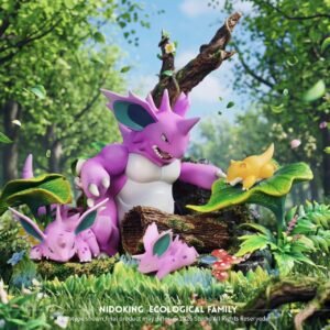 [PREORDER] 1/20 Scale World Figure [SZD] - Sandshrew & Nidoran♂ & Nidorino & Nidoking