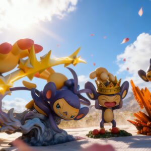 [PREORDER] 1/20 Scale World Figure [CAIYOU] - Aipom & Ambipom