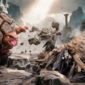 [PREORDER] 1/20 Scale World Figure [FROZEN WATER] - Geodude & Graveler & Golem