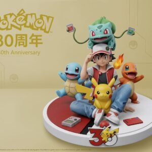 [PREORDER] 1/8 Scale Statue [MANUFACTURE] - Ash/Red & Bulbasaur & Charmander & Squirtle