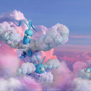 [PREORDER] 1/20 Scale World Figure [POPCORN] - Swablu & Altaria