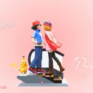 [PREORDER] 1/20 Scale World Figure [RACER] - Ash & Serena & Pikachu