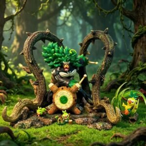 [IN STOCK] 1/20 Scale World Figure [DM/GG] - Grookey & Thwackey & Rillaboom